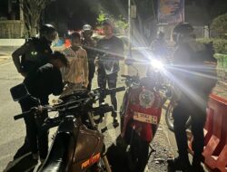 Polres Takalar Gelar Giat KRYD Patroli Blue Light, Cegah Gangguan Kamtibmas di Malam Hari