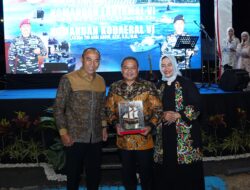 Pangdam XIV/Hsn Hadiri Acara Pisah Sambut Danlantamal VI dan Dankodaeral VI di Dermaga Layang Kodaeral VI Makassar