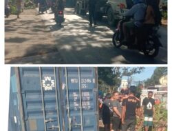 Kecelakaan Lalin,Truk Trailer Menabrak Sebuah Pohon Dari Arah Unaha Menuju Mandonga 