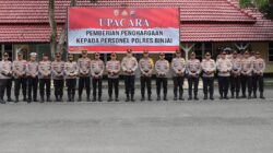 Kapolres Binjai Mengukuhkan Nomenklatur Pamapta SKPT Polres Binjai