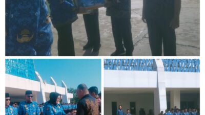 Wali Kota Kendari Pimpin Upacara Peringatan Hari Kesaktian Pancasila dan Serahkan SK Pensiun kepada PNS