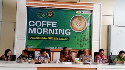 Kejari Binjai Gelar Coffee Morning Dan Menjalin Sinergitas Bersama Insan Pers