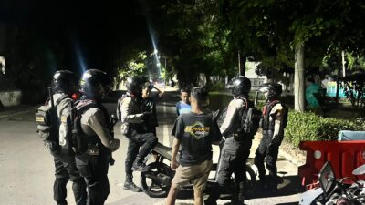 Patroli Blue Light Sat Samapta Polres Takalar, Cegah Gangguan Kamtibmas di Akhir Pekan