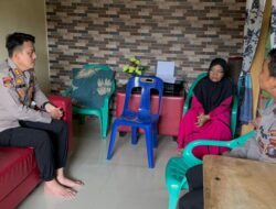 Kapolres Binjai Berikan Santunan Di Rumah Duka Alm Bripka Taufik