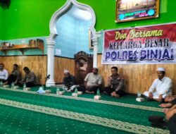 Keluarga Besar Polres Binjai Laksanakan Kegiatan DOA Bersama