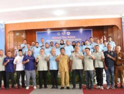 Pelantikan Pengurus PBVSI, Walikota Binjai Komitmen Dukung Pengembangan Olahraga Bola Voli