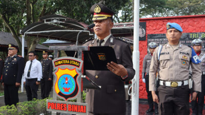 Polres Binjai Melaksanakan Upacara Hari Sumpah Pemuda Ke-97 Tahun 2025
