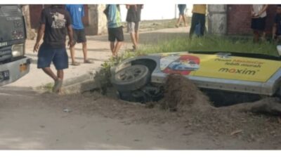 Kecelakaan Tunggal di Jalan Malik Raya, Sopir Diduga Mengantuk