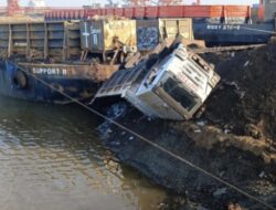 Kecelakaan Tunggal di Kawasan Bongkar Muat Ore di Jetty Barat Milik VDNI 