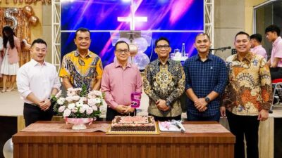 Wakil Walikota Binjai Menghadiri Perayaan Hari Ulang Tahun ke-5 Gereja Bethel Indonesia (GBI) Brahrang