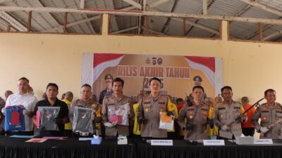 Polres Binjai Melaksanakan Konferensi Pers Pencapaian Tahun 2025