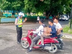 Sat Lantas Polres Takalar Laksanakan Pengaturan Pagi, Kedepankan Edukasi dan Pendekatan Humanis