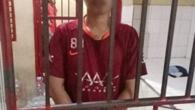 Unit Resmob Polda Sulsel Amankan Pelaku Pencurian dengan Kekerasan terhadap Sopir Taksi Online