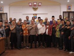 Kapolres Binjai Pererat Silaturahmi Bersama 18 Tokoh Etnis Forum Pembauran Kebangsaan
