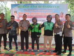 Kapolres Binjai Rajut Kebersamaan Dengan Driver Ojek Online