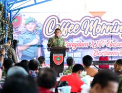 Perkuat Silaturahmi dan Sinergi, Pangdam XIV/Hasanuddin Gelar Coffee Morning Bersama Media