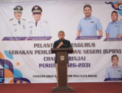Mewakili Walikota Binjai : Drs. Eka Edi Saputra, M.M., Menghadiri Pelantikan GPBN Chapter Binjai Periode 2026–2031