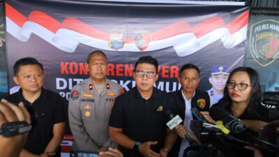Ditreskrimum Polda Sulsel Gelar Konferensi Pers Pengungkapan Tindak Pidana Pencurian Kendaraan Bermotor
