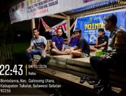 Bhabinkamtibmas Bontolanra Intensifkan Patroli Malam dan Kontrol Poskamling