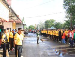 Polres Takalar Perkuat Sinergi Lewat Kerja Bakti Massal di Pasar Sentral