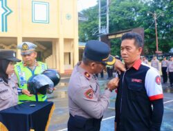 Ojol dan Biker Dikukuhkan Jadi Mitra Polisi, Wakapolres : Kalian Sensor Keamanan Paling Efektif