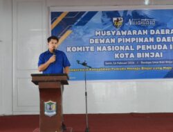 Hasil Musda, Ibrahim Bhazier Terpilih Secara Aklamasi Pimpin DPD KNPI Kota Binjai