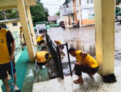 Kurvei Pagi di Masjid Agung, Polres Takalar Gaungkan Budaya Bersih di Ramadan 1447 H