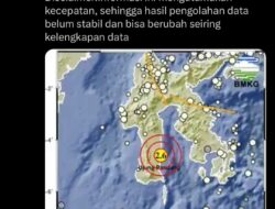 BREAKING NEWS : Gempa Magnitudo 2,6 Guncang Bone, Pusat Gempa di Barebbo