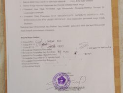 Gagal Mediasi, Dengan Perjanjian Penandatanganan Berita Acara Warga Terdampak Banjir Lumpur di Kelurahan Watulondo Kecewa