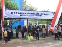 Polres Takalar Gelar Gerakan Pangan Murah, Bantu Warga Penuhi Kebutuhan Jelang Idul Fit