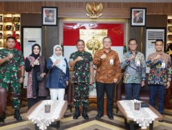 Hangat dan Penuh Keakraban, Pangdam XIV/Hsn Terima Kunjungan dari Bank Syariah Indonesia Wilayah Indonesia Timur