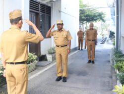 Wali Kota Binjai Pimpin Apel Gabungan ASN dan Non-ASN, Tekankan Optimalisasi Layanan Administrasi Kependudukan
