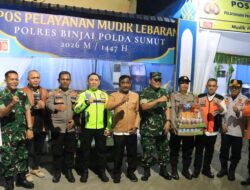 Wali Kota Binjai Tinjau Langsung Pos Pam di Malam Takbiran