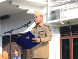 Pimpin Apel Gabungan, Sekdako Binjai : Chairin F. Simanjuntak, S.Sos., M.M., Kesiapsiagaan dan Respons Cepat Kunci Penanggulangan Bencana