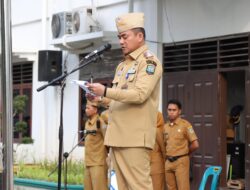 Jadi Pembina Dalam Apel Gabungan, Sekdako Binjai Soroti Harmoni Sosial dan Disiplin Aparatur