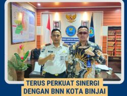 Mempererat Koordinasi Dan Memperkuat Sinergi Antar Jajaran Serta Lembaga, BNN Kota Binjai Menerima Kunjungan Silaturahmi Kepala Lapas Kelas IIA Binjai