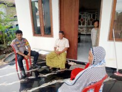 Bhabinkamtibmas Sambang Warga, Ajak Bersama Jaga Kamtibmas. 