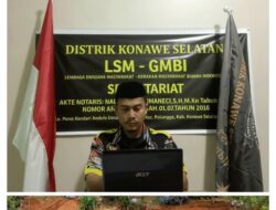 TAMBANG DEKAT PEMUKIMAN WARGA, GMBI KONAWE SELATAN DESAK PEMERINTAH TINDAK TEGAS