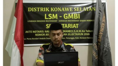 TAMBANG DEKAT PEMUKIMAN WARGA, GMBI KONAWE SELATAN DESAK PEMERINTAH TINDAK TEGAS