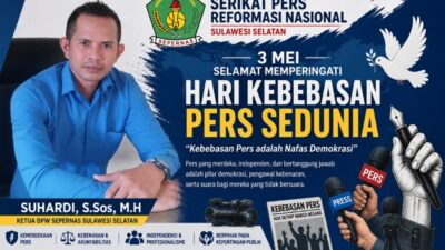 Refleksi Kritis SEPERNAS Sulawesi Selatan di Hari Kebebasan Pers Sedunia