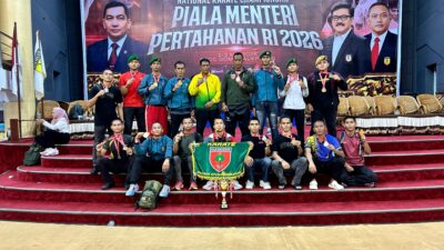 Atlet Kodam XIV/Hasanuddin Sapu Bersih Medali, Rebut Juara Umum Kejurnas Karate Piala Menhan di Kalimantan