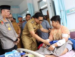 Jenguk Korban Begal, Pemko Binjai dan Polres Binjai Pastikan Rasa Aman Masyarakat