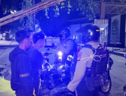 Patroli Tengah Malam Polres Takalar Sasar Titik Rawan, Premanisme hingga Begal Jadi Perhatian