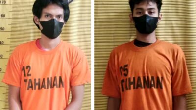 Menerima Pengaduan Masyarakat, Satres Narkoba Polres Binjai Amankan 2 Orang Pria Saat Sedang Jualan Ganja