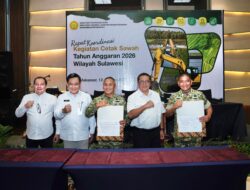 Tingkatkan Produksi Pertanian dan Kesejahteraan Masyarakat, Pangdam XIV/Hsn Teken Pakta Komitmen Dukungan Kegiatan Cetak Sawah TA 2026