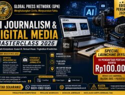 GPN Buka Pendaftaran Masterclass AI Jurnalistik & Media Digital 2026: Bekali Insan Media Hadapi Transformasi Zaman   