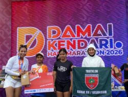 Kompak di Kehidupan, Juara di Lintasan! Pasangan Atlet Kodam XIV/Hsn Raih Emas Pada Ajang Damai Half Marathon 2026 di Kendari