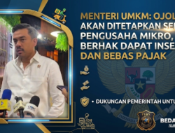 Menteri UMKM: Ojol Akan Ditetapkan Sebagai Pengusaha Mikro, Berhak Dapat Insentif dan Bebas Pajak