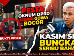 Bukti Video Pesta Oknum DPRD Gowa Bocor, Kasim Sila Bungkam Seribu Bahasa!