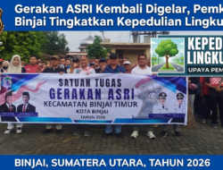 Gerakan ASRI Kembali Digelar, Pemko Binjai Tingkatkan Kepedulian Lingkungan